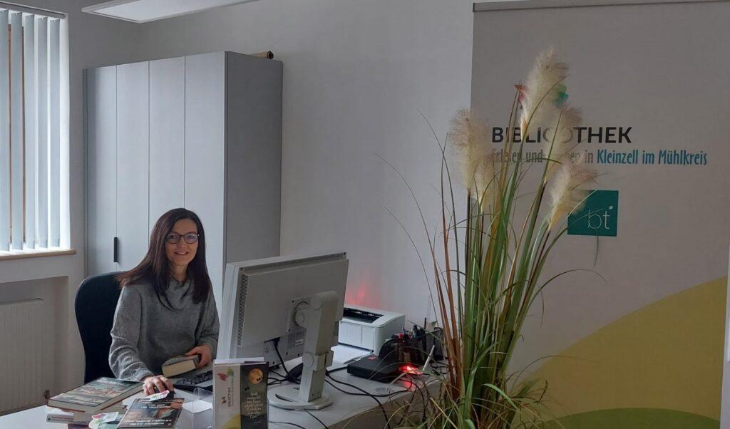 Foto: neuer PC im Buchtreff Kleinzell