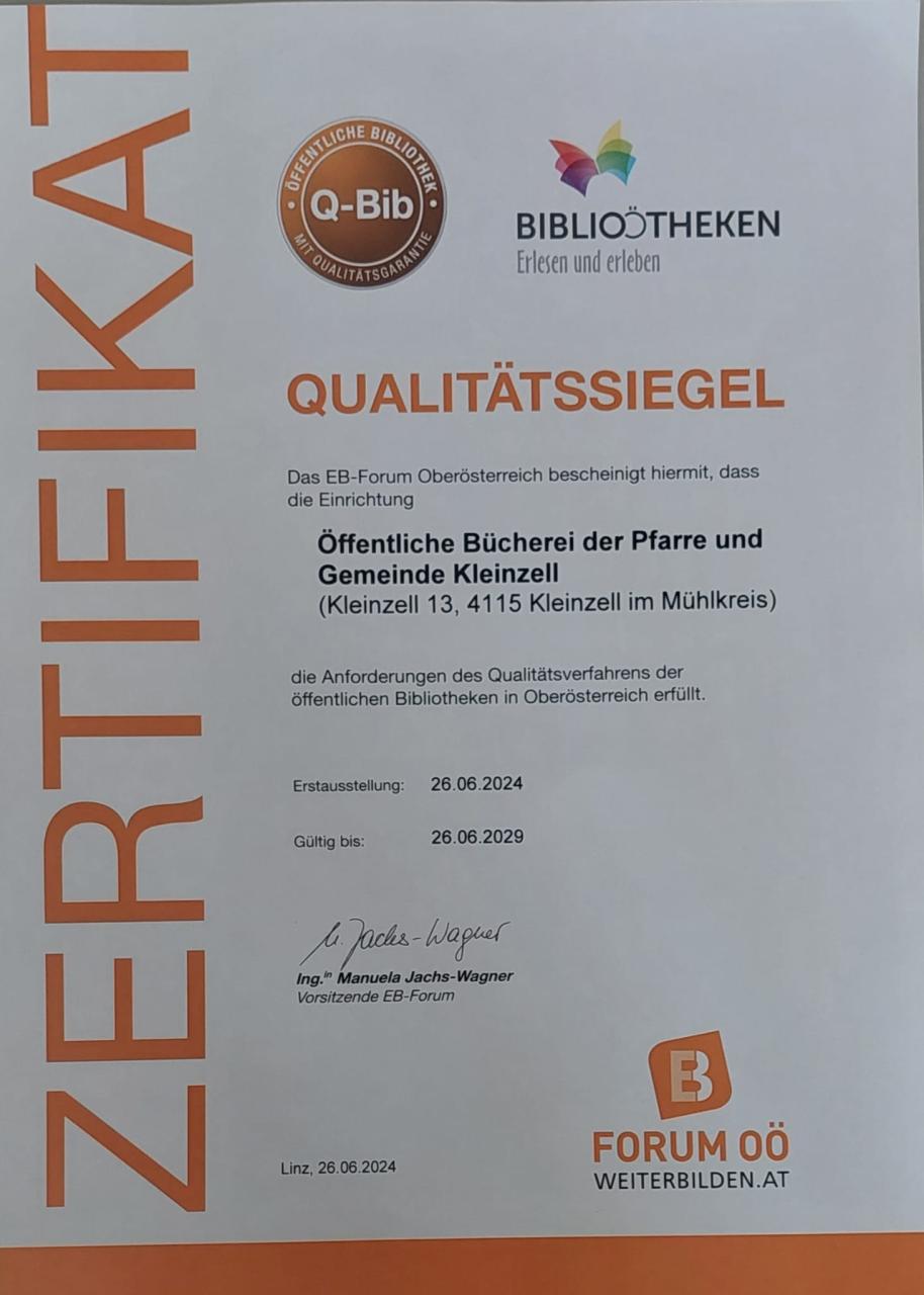 Zertifikat