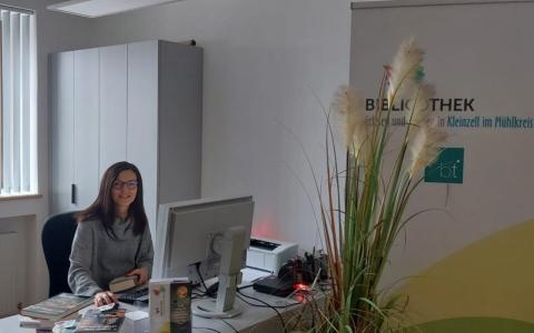 Foto: neuer PC im Buchtreff Kleinzell